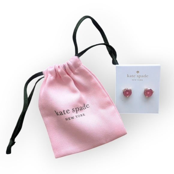 Kate Spade Rose Gold Stud Earrings - Picture 2 of 2
